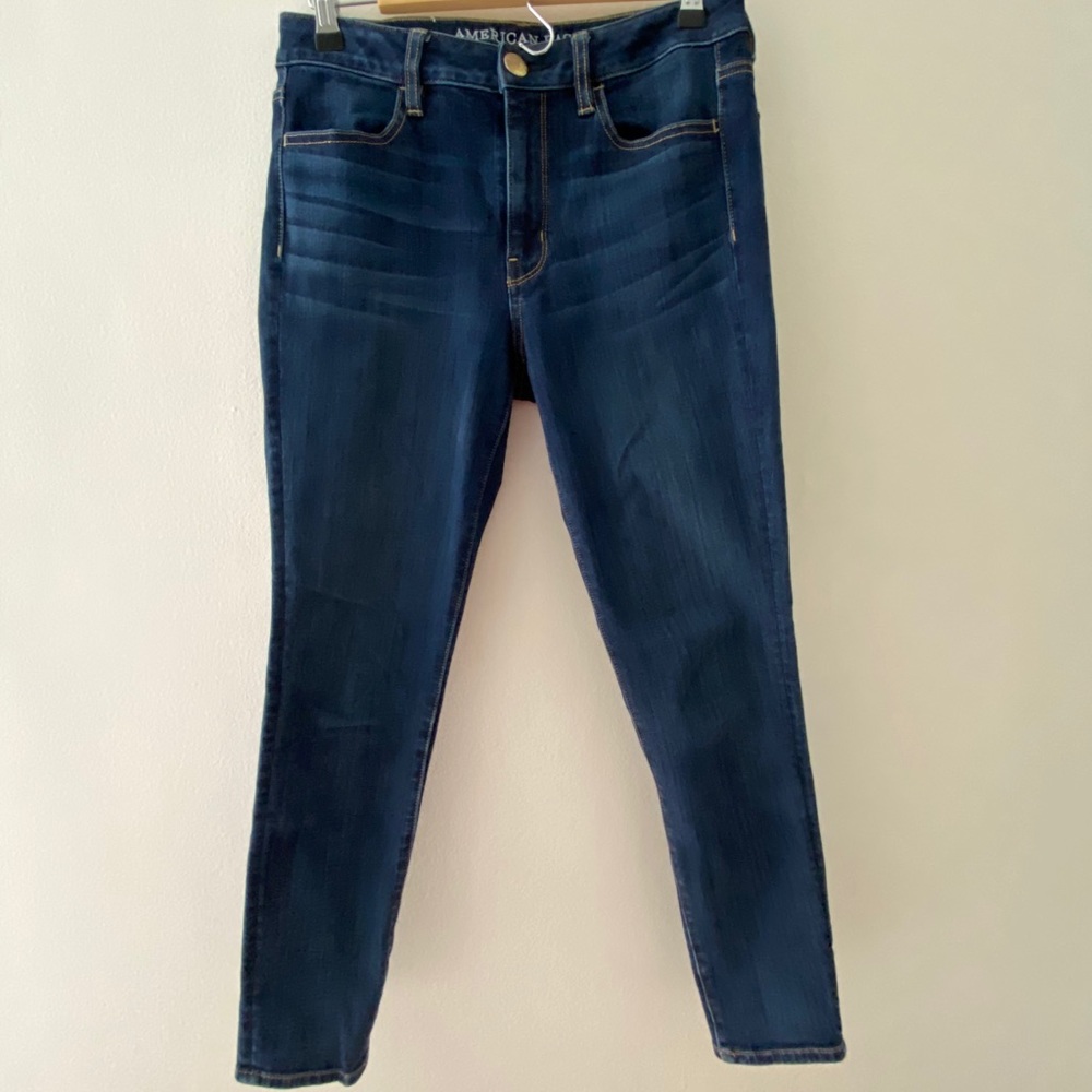 American Eagle Outfitters HighRise Dark Wash Jeans